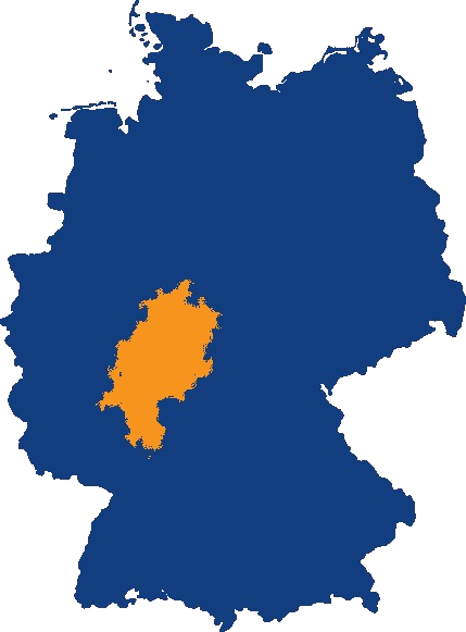 Deutschland-Karte – Merdic Construction ist in Kassel und Umgebung für Sie da